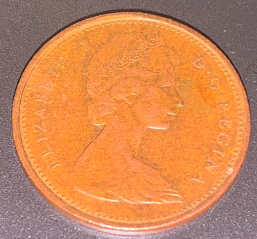 One-Side-Blank-Canadian-Error-Coin-,-Other-Side-Is-The-Queen